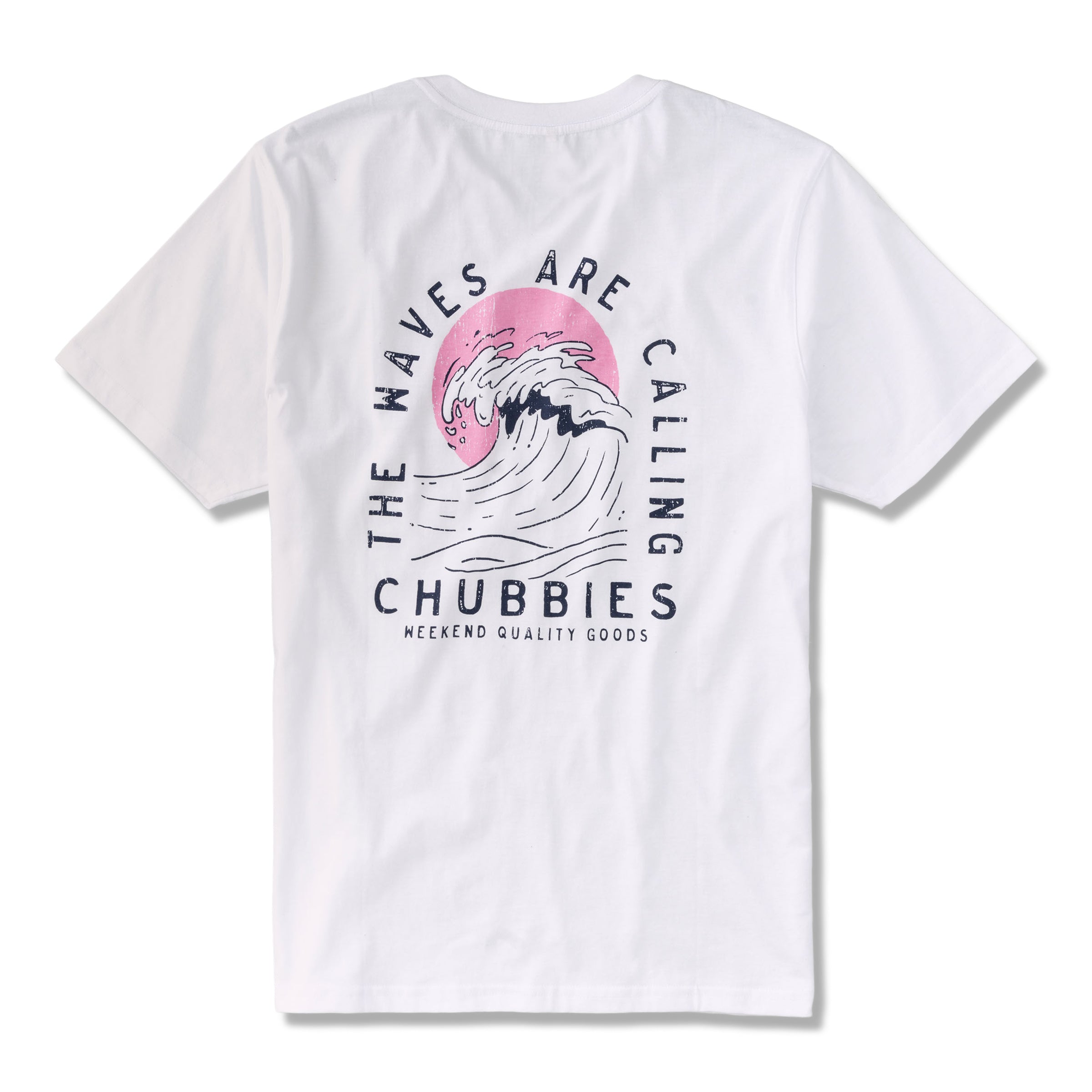 Chubbies Mens The Waves Are Calling Short Sleeve T-Shirt