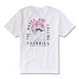 Chubbies Mens The Waves Are Calling Short Sleeve T-Shirt