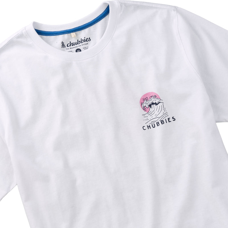 Chubbies Mens The Waves Are Calling Short Sleeve T-Shirt
