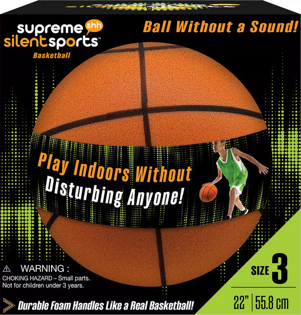 Supreme Silent Sports Foam Mini Basketball - Size 3