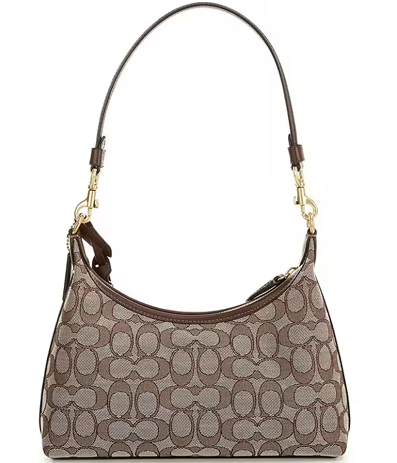 Coach Signature Textile Jacquard Juliet 25 Shoulder Handbag
