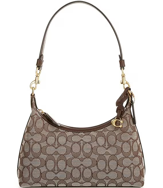 Coach Signature Textile Jacquard Juliet 25 Shoulder Handbag