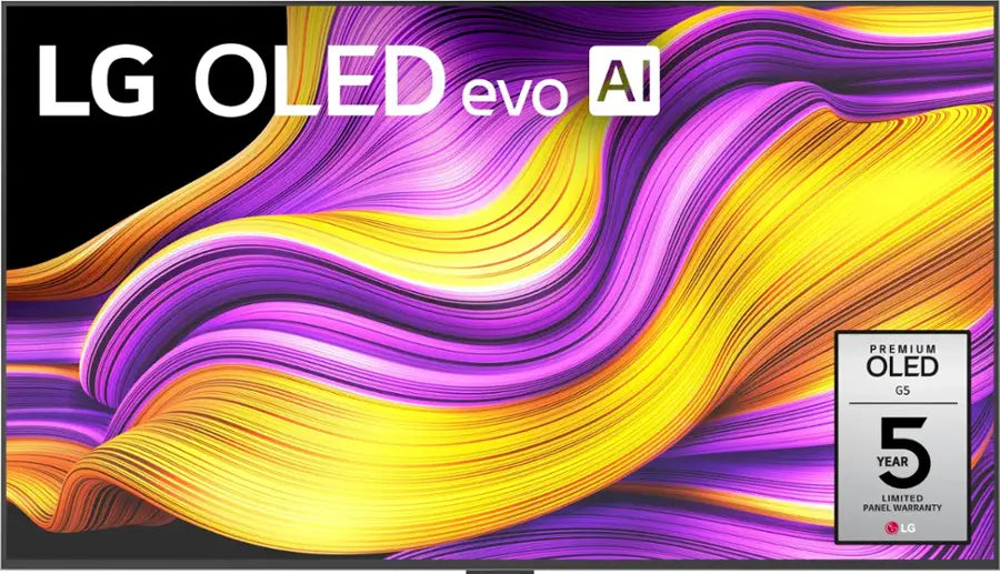 LG 55" Class G5 Series OLED evo AI 4K UHD Smart webOS TV with One Wall Design