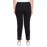 Ruby Rd. Womens Pull-On Denim Ankle Pants