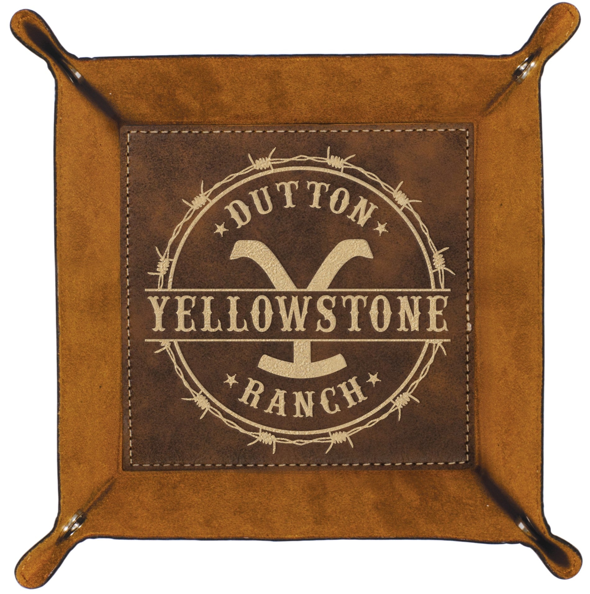 Carson Home Accents Yellowstone Dutton Ranch Catchall Tray