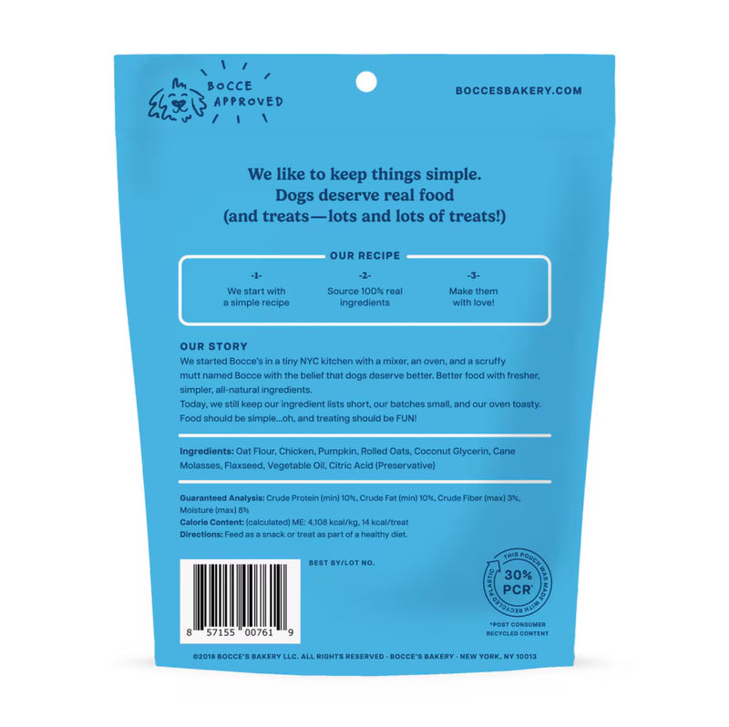 Bocce's Bakery Sunday Roast Soft & Chewy Dog Treats-  6 oz.