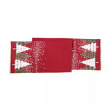 C&F Home Christmas Snowy Trees Runner
