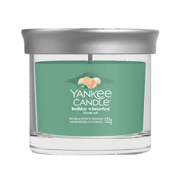 Yankee Candle Signature Small Tumbler Candle - Holiday Winterfest Candle