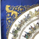 Hermes La Promenade De Longchamps Silk Scarf