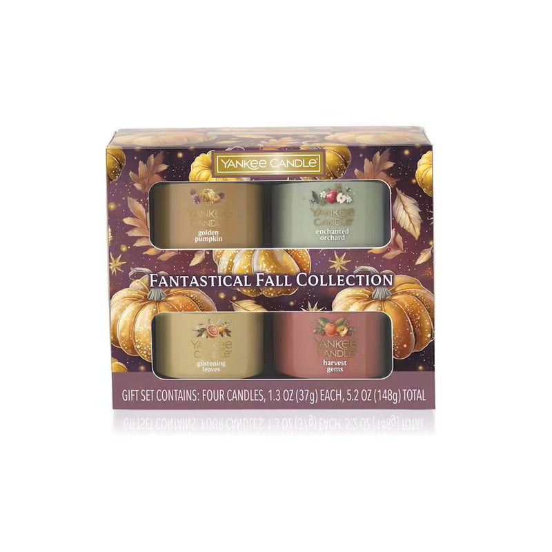 Yankee Candle Fantastical Fall Collection 4-Pack Mini Candle Gift Set