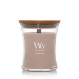 WoodWick Medium Hourglass Candle - Patchouli Crème