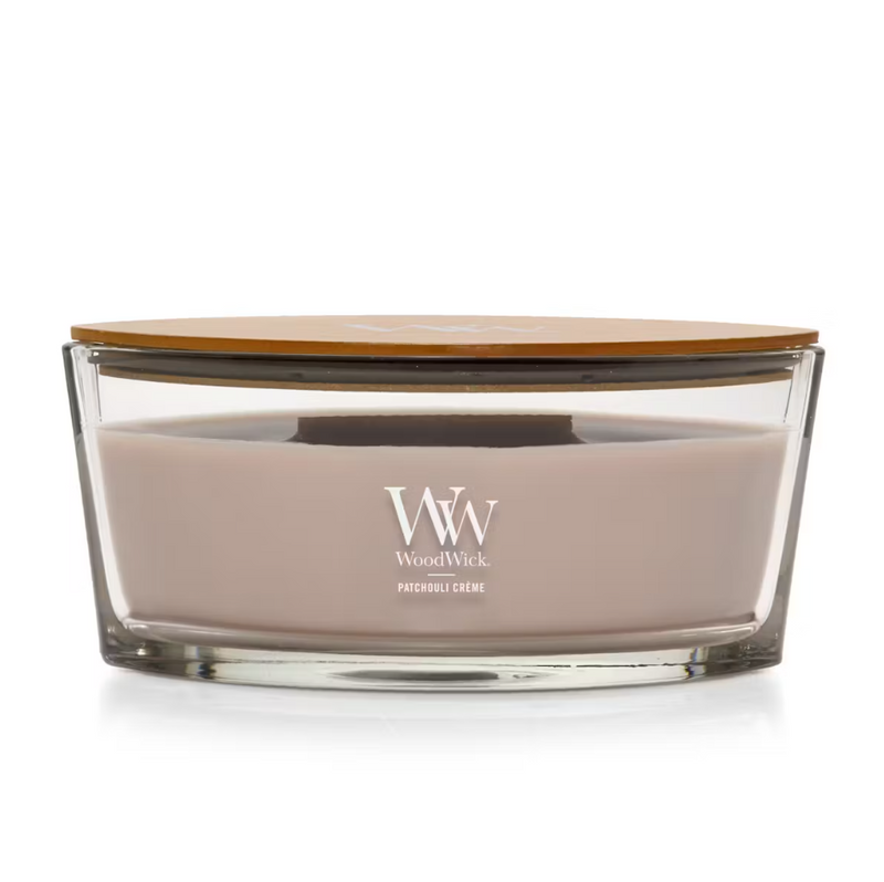 WoodWick Ellipse Candle - Patchouli Crème