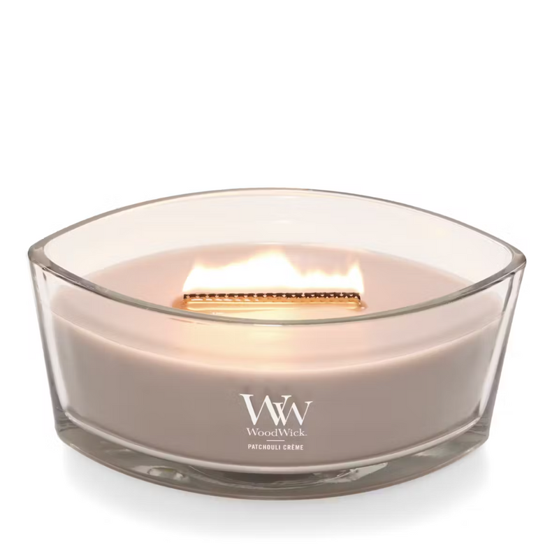 WoodWick Ellipse Candle - Patchouli Crème