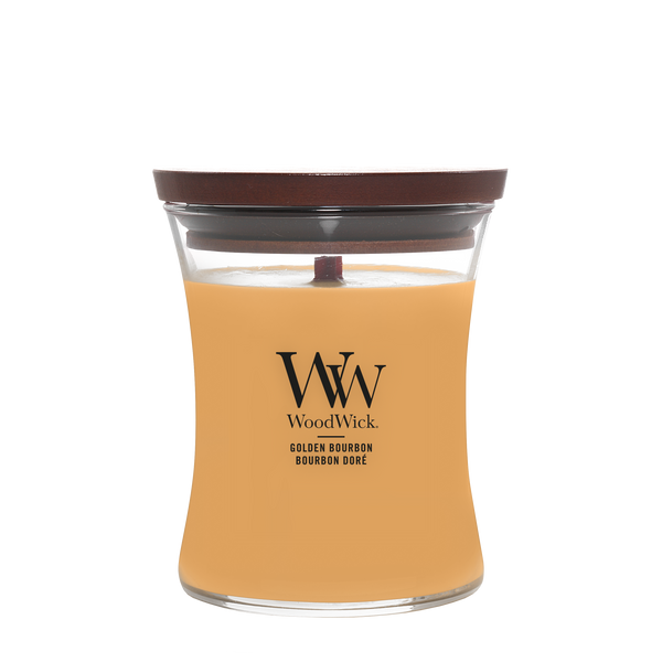 WoodWick Medium Jar Candle - Golden Bourbon