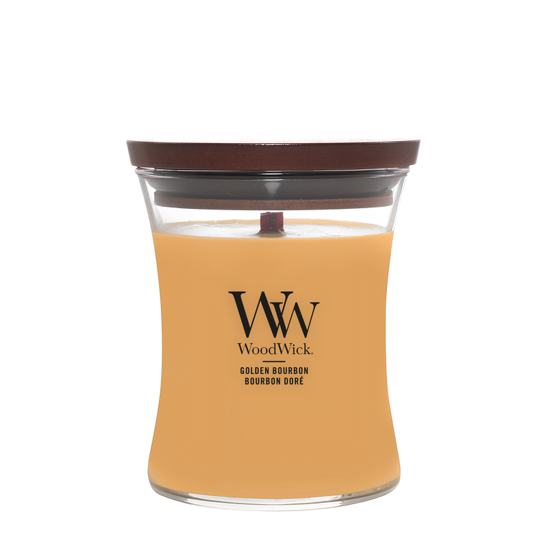 WoodWick Medium Jar Candle - Golden Bourbon