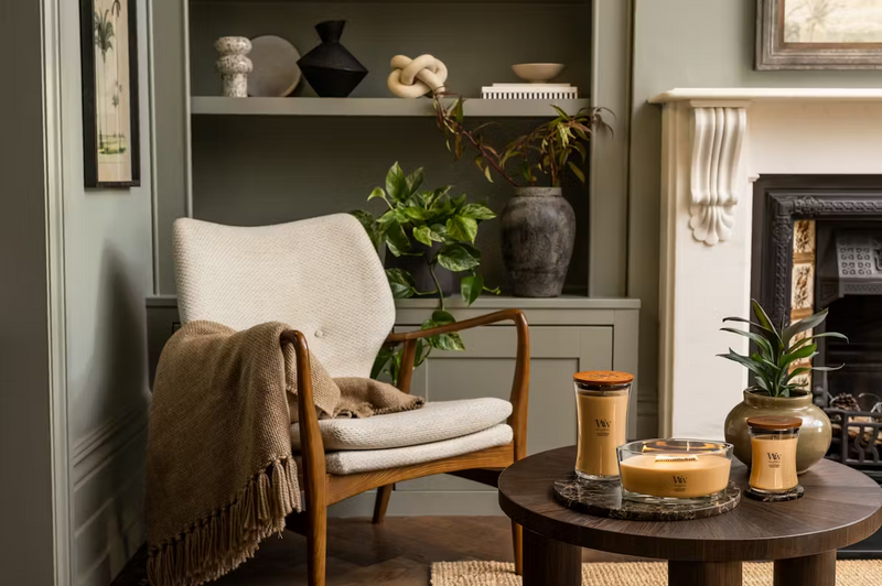 WoodWick Medium Jar Candle - Golden Bourbon