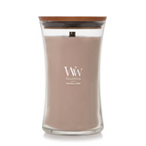 WoodWick Large Hourglass Candle - Patchouli Crème