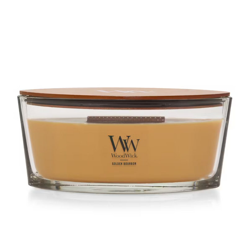 WoodWick Ellipse Candle - Golden Bourbon