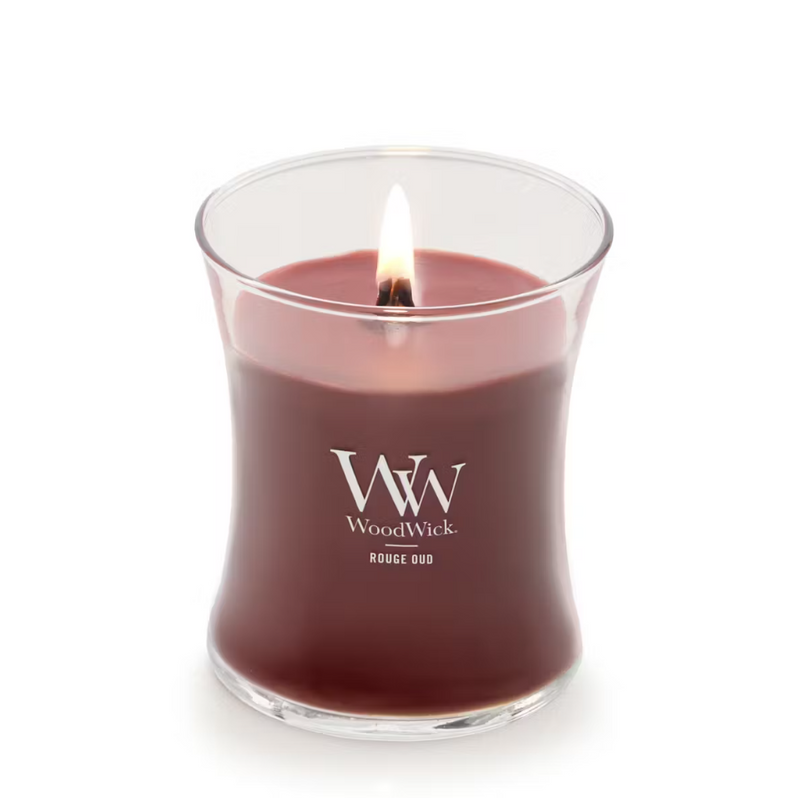 WoodWick Medium Hourglass Candle - Rouge Oud