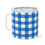 Kate Spade Gingham Stainless Steel Coffee Mug