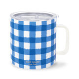 Kate Spade Gingham Stainless Steel Coffee Mug