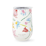 Kate Spade Joyful Garden Stainless Steel Wine Tumbler