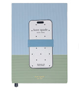 Kate Spade Petite Stripe Take Note XL Notebook With Elastic Phone Holder