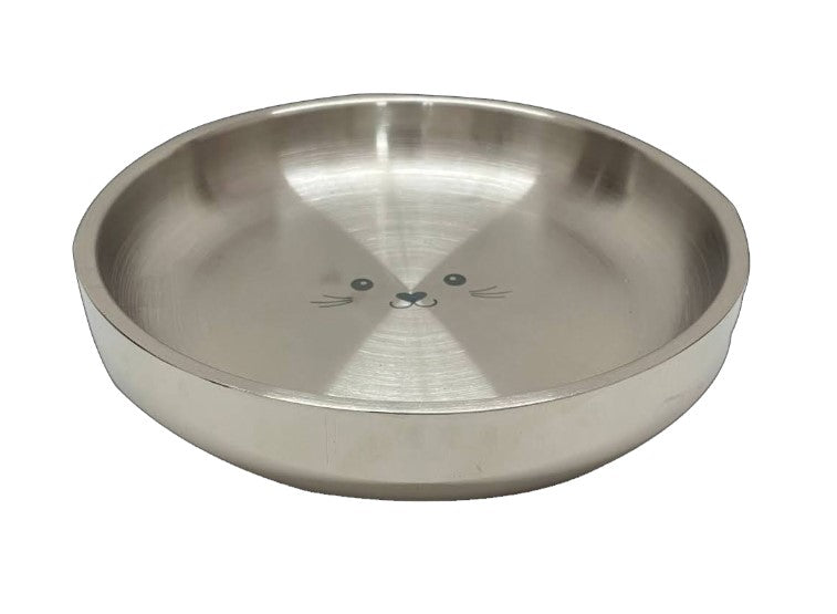 ThoozyPet Double Wall Insulated Cat Plate - 6.6"