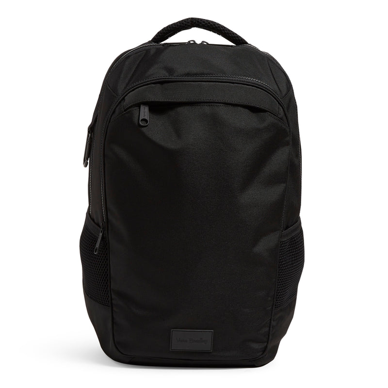 black quilted vera bradley backpack with laptop zipper Vera Bradley Grand Reactive Backpack – ShopCGX