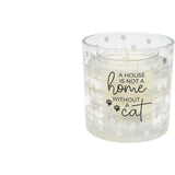 Pavilion Cat Refillable Soy Wax Candle with LED Accents - 5 oz.