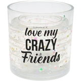 Pavilion Crazy Friends Refillable Soy Wax Candle with LED Accents - 5 oz.