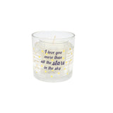 Pavilion Stars Refillable Soy Wax Candle with LED Accents - 5 oz.