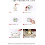 Pavilion Harvest 5 oz Refillable Soy Wax Candle With LED Accents