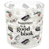 Pavilion Good Book Refillable Soy Wax Candle With LED Accents - 5 oz.