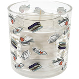 Pavilion Good Book Refillable Soy Wax Candle With LED Accents - 5 oz.