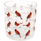 Pavilion Cardinals Refillable Soy Wax Candle With LED Accents - 5 oz.