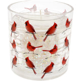 Pavilion Cardinals Refillable Soy Wax Candle With LED Accents - 5 oz.