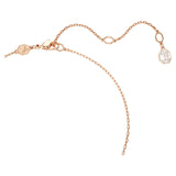 Swarovski Constella Pendant Necklace - Round Cut, White, Rose Gold-Tone Plated