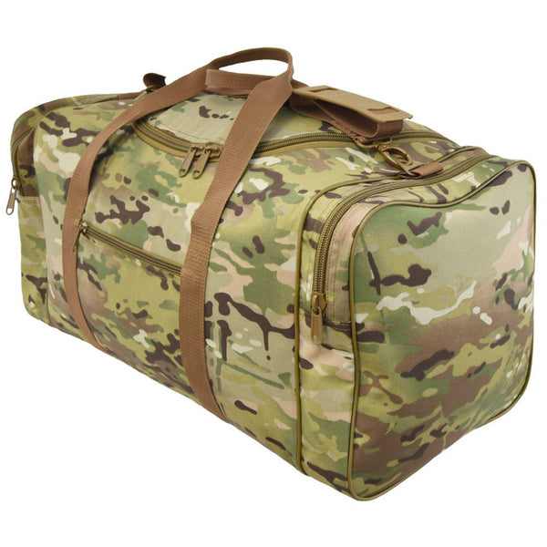 Flying Circle Large Square Duffel Bag