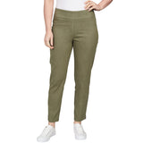 Ruby Rd. Womens Pull On Denim Ankle Pant