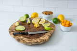 Lipper International Acacia Burl Natural Finish Server - Large