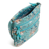 Triple Zip Hipster Crossbody Handbag