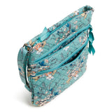 Triple Zip Hipster Crossbody Handbag