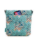 Triple Zip Hipster Crossbody Handbag
