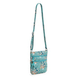 Triple Zip Hipster Crossbody Handbag