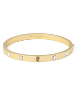 Kurt Geiger Clear Crystal Eagle Hinged Bangle Bracelet