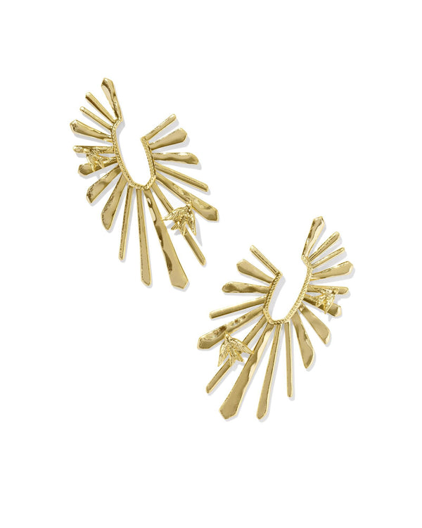 Kendra Scott Melody Bird Hoop Earrings - Gold-Plated