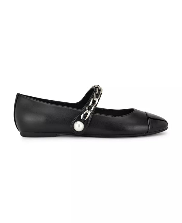 Nine West Womens Platy Mary Jane Ballet Flats