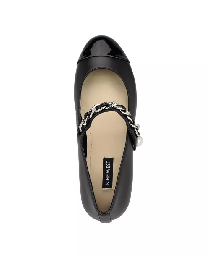 Nine West Womens Platy Mary Jane Ballet Flats