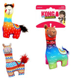 KONG Ballistic Vibez Llama Dog Toy - Size Small/Medium